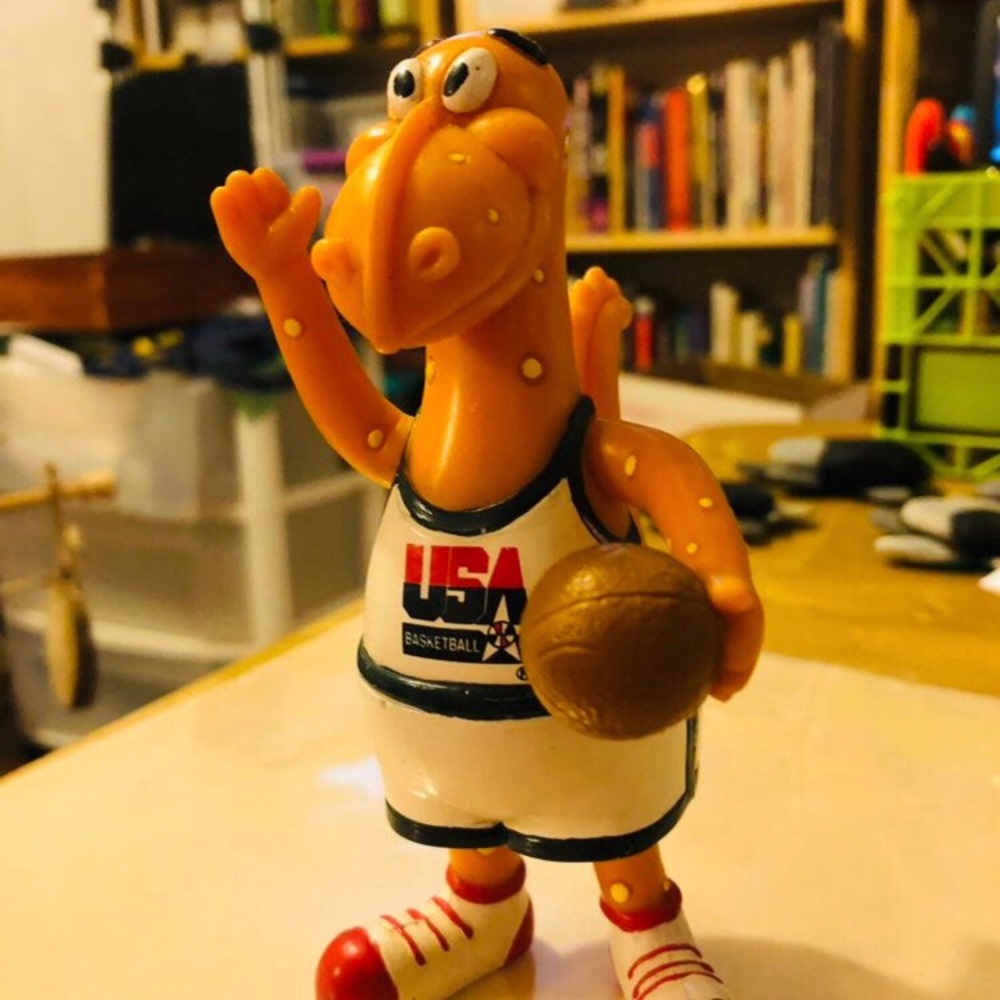 Team USA Basketball Orange Dino-1992